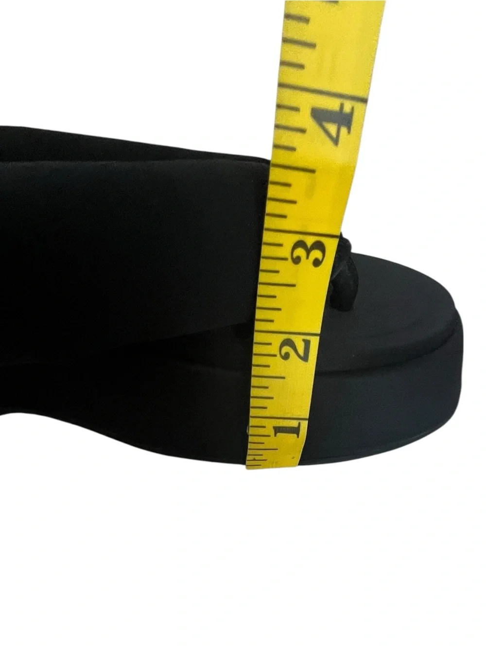 Ganni Black Platform Retro Thong Sandals Size 41